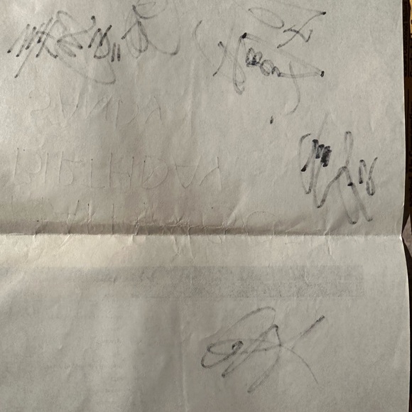 Linkin Park Autographed Birthday Message - Picture 3 of 3